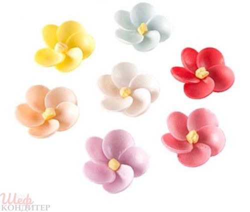 Вафельные Флоксы микс 10шт Top Decor 