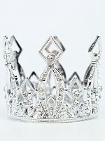 Корона для торта серебряная d-7см 10972031