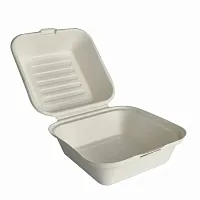 Коробка для бенто торта 155х153х85 (бургербокс) сахар тростник 