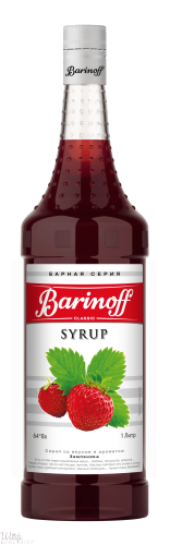 Сироп Земляника 1л. БАРИНОФФ