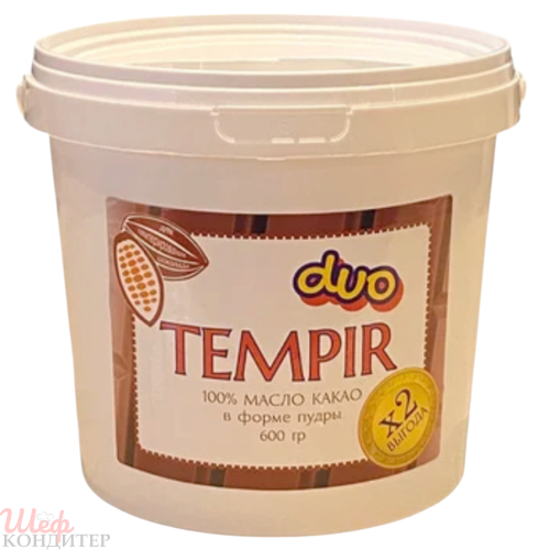 Какао масло в форме пудры Tempir Duo 50 гр фото 2