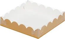 Коробка 120*120*30мм крафт для печенья и пряников  