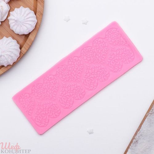 Коврик для айсинга Сердца.