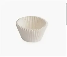 Капсула бумажная КРУГ 45*29 мм белая 2000штук