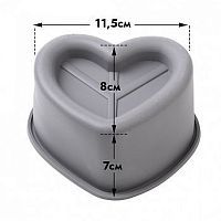 Форма силиконовая для бенто тортов "Сердце"