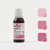 Краситель гелевый Розовый 20мл S-gel концентрат водорастворимый KREDA