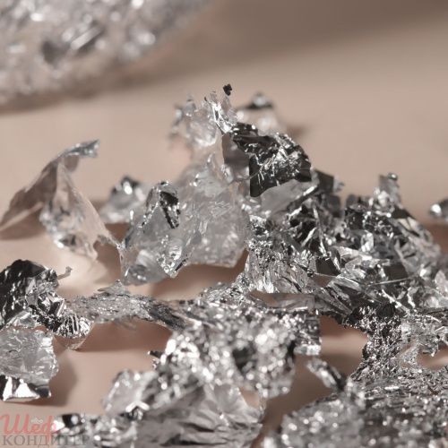 Поталь в хлопьях Серебро 3гр 7426030