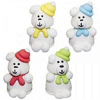 Сахарная фигурка МИШКА В ШАПКЕ