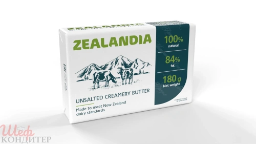 Масло сладкосливочное Zelandia Professional 84% 180гр.