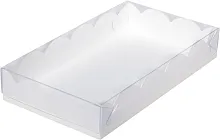 Коробка 200*120*35мм белая для печенья и пряников 