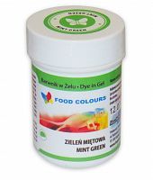 WSG-052 Краситель гелевый Food Colours мятно-зеленый, 35 гр.