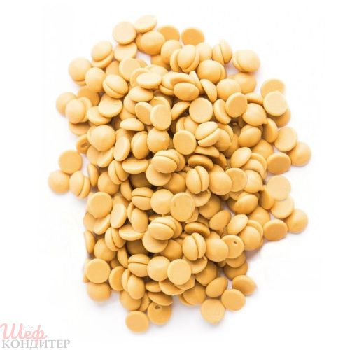 Шоколад белый GOLD c карамелью 500гр  30.4% Callebaut 