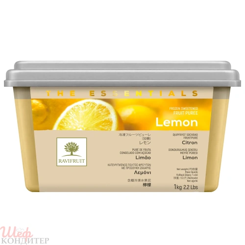 Пюре Лимона 1кг с/м 10% сахара THE ESSENTIALS Ravifrut Франция Пюре Лимона 1кг с/м 10% сахара THE ESSENTIALS Ravifrut Франция