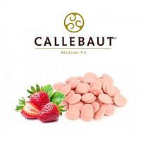 Шоколад со вкусом клубники Strawberry Callebaut 100гр (фасовка)