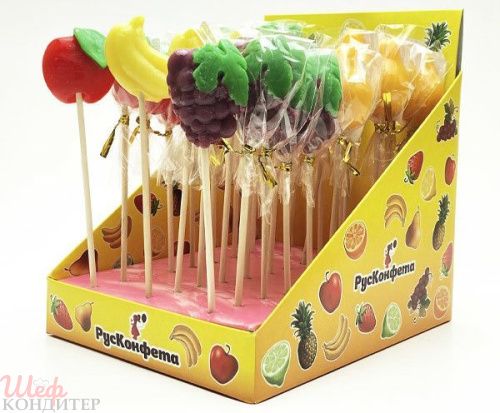 Леденец на палочке "Фруктовый набор" 20гр
