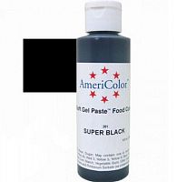 Americolor 0180 Краситель гелевый SUPER BLACK 401/382гр.