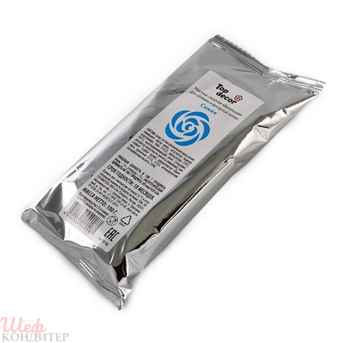 Мастика синяя 100гр. Top Decor 