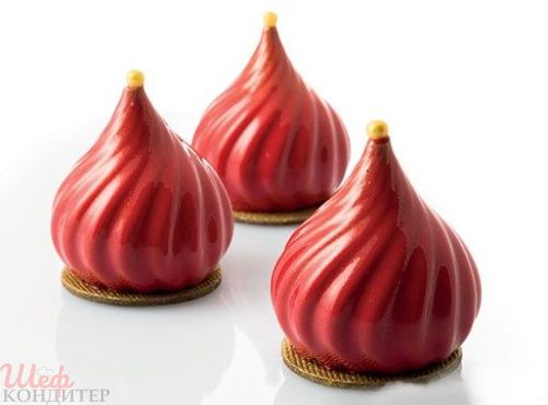 RUSSIAN. Форма силик.РУССКИЕ КУПОЛА с держателем 